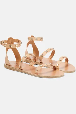 Ancient Greek Sandals Coco embellished leather sandals