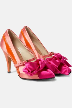 Maison Margiela Tabi Monster satin bow 110 pumps