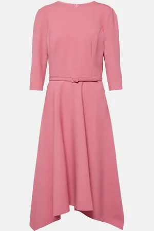 Oscar de la Renta Wool-blend midi dress