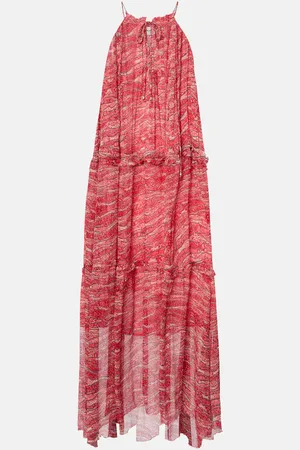 Marant Etoile Alita chiffon midi dress