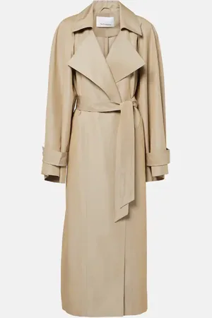 The Frankie Shop Astoria cutout trench coat