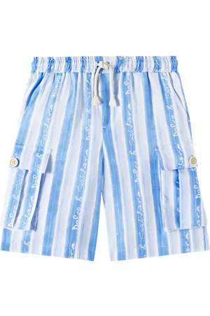 Dolce & Gabbana Striped linen shorts