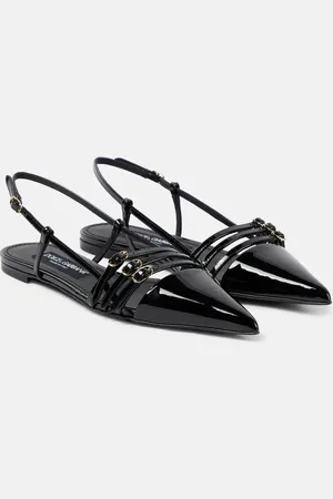 Dolce & Gabbana Patent leather slingback ballet flats