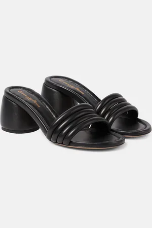 Gianvito Rossi Malou leather mules