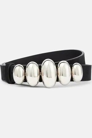 Isabel Marant Fuzz slim suede belt