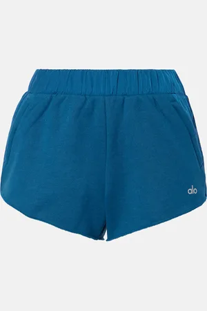 alo In The Air Dolphin cotton-blend shorts