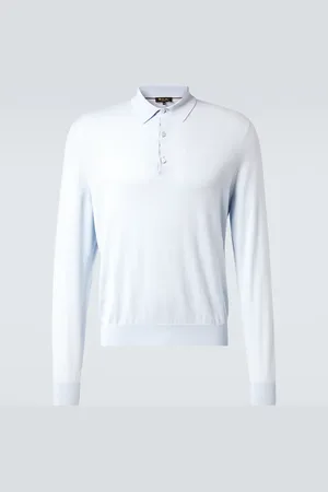 Loro Piana Loro Island cotton polo sweater