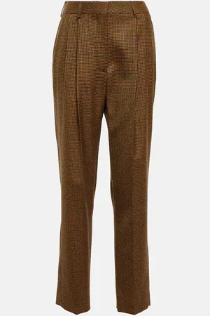Blazé Milano Virago high-rise virgin wool straight pants