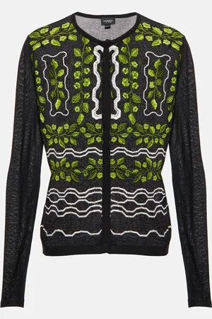 Giambattista Valli Embroidered cashmere and silk cardigan