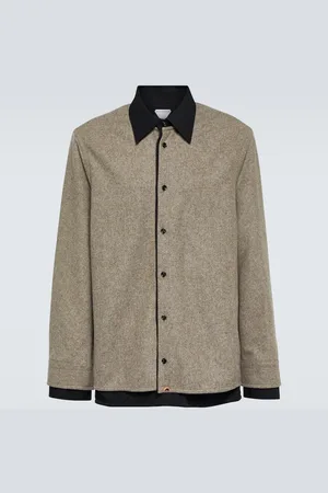 Bottega Veneta Wool flannel overshirt