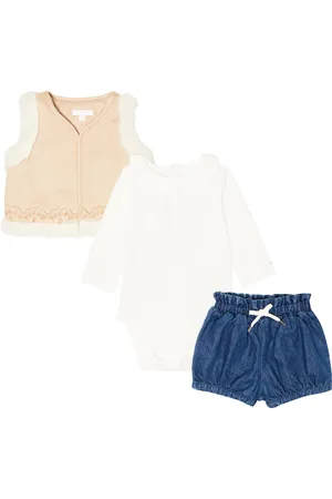 Chloé Baby set of vest, bodysuit, and shorts