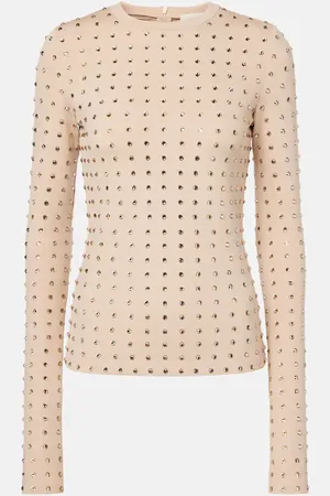 Sportmax Negus embellished top