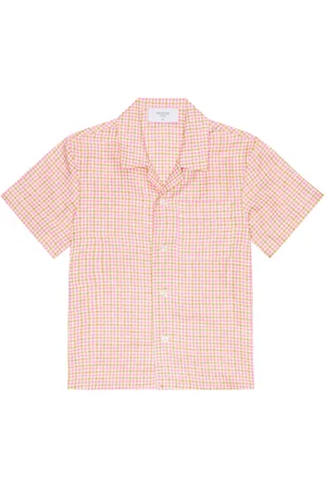 PAADE Lex checked linen shirt
