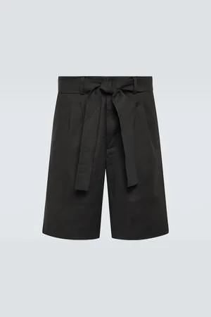 COMMAS Linen-blend shorts
