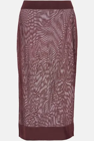 Saint Laurent Knitted pencil skirt