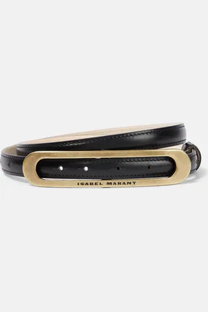 Isabel Marant Logo leather belt