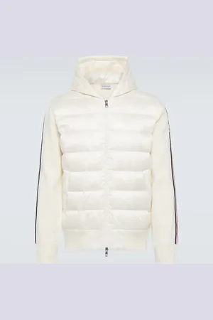 Moncler Down-paneled wool hoodie