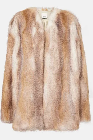 Isabel Marant Aglae faux fur coat