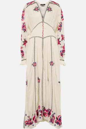 Isabel Marant Moyrae floral silk maxi dress
