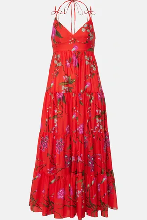 Erdem Floral cotton-blend midi dress