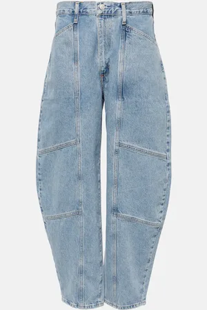 AGOLDE Mara high-rise barrel-leg jeans