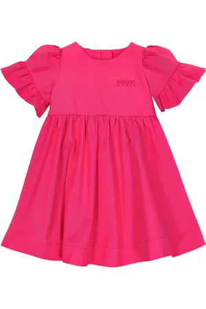Kenzo Baby ruffled cotton dress
