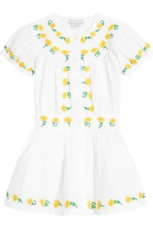 Stella McCartney Floral linen and cotton dress