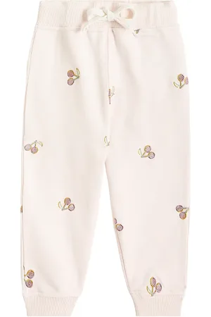BONPOINT Baby Bambo embroidered cotton fleece sweatpants
