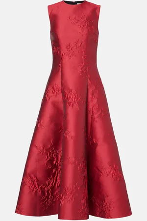 EMILIA WICKSTEAD Mara floral jacquard cocktail dress