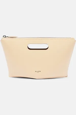 Alaïa Folded Mini leather clutch