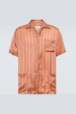 Maison Margiela Striped bowling shirt