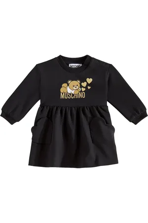 Moschino Baby logo cotton dress