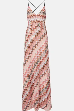 Missoni Zig Zag cotton-blend maxi dress