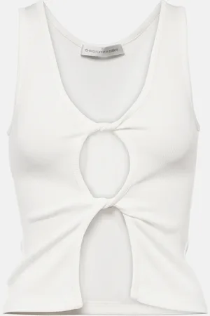 CHRISTOPHER ESBER Cutout jersey tank top