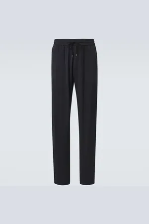 Giorgio Armani Herringbone jacquard tapered pants