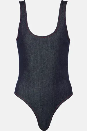 Alaïa Denim bodysuit