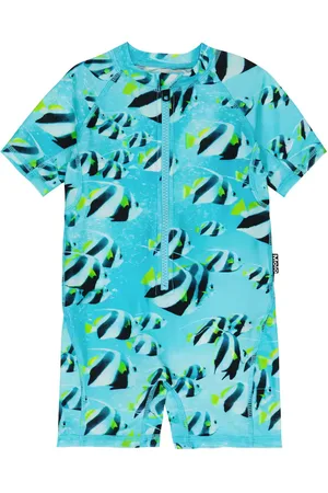 Molo Baby Neka printed rashguard swimsuit