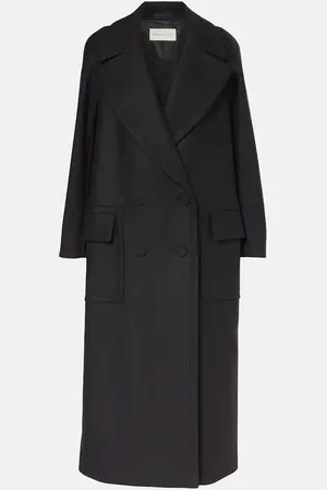 DRIES VAN NOTEN Double-breasted wool-blend coat