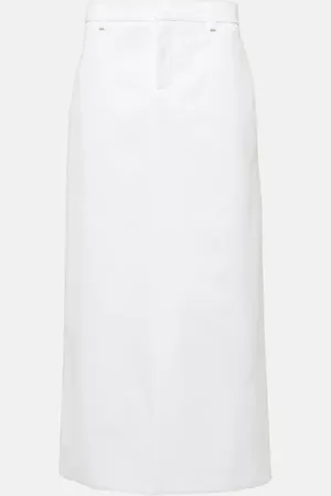 VALENTINO Cotton poplin maxi skirt