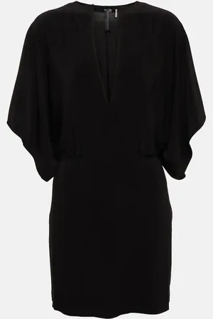 Norma Kamali Obie draped minidress