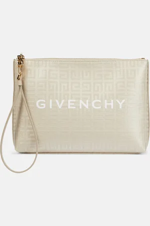 Givenchy Logo coated canvas pouch