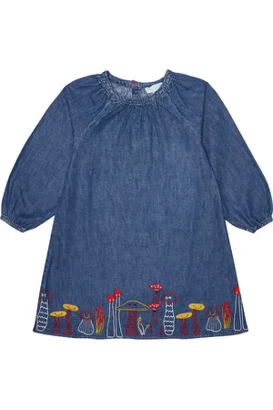 Stella McCartney Embroidered denim dress