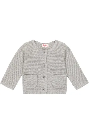 Il gufo Baby virgin wool cardigan