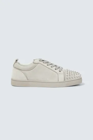 Christian Louboutin Louis Junior Spikes suede sneakers
