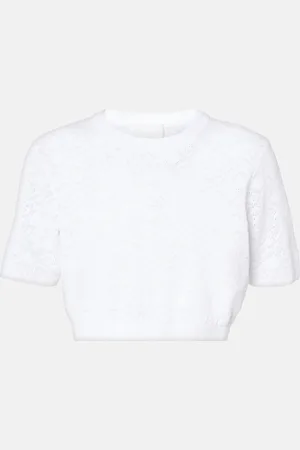 Givenchy Monogram 72 jacquard crop top