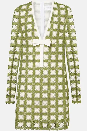 Giambattista Valli Open-knit minidress