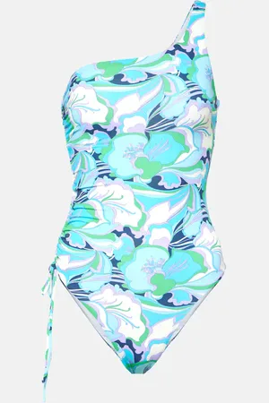 Melissa Odabash Bodrum one-shoulder floral swimsuit