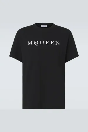 Alexander McQueen Logo cotton jersey T-shirt