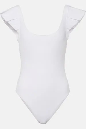 Karla Colletto Alora ruffled swimsuit