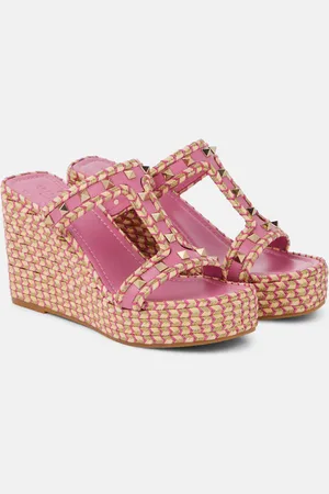 VALENTINO GARAVANI Rockstud wedge sandals
